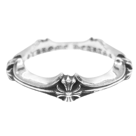 CHROME HEARTS クロムハーツ（原本無） PLUS&BONE RING CHプラス＆ボーン リング シルバー系 15号【中古】