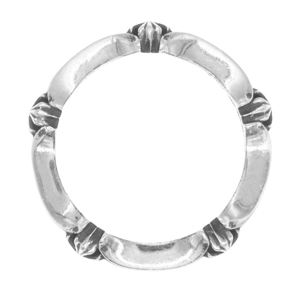 CHROME HEARTS クロムハーツ（原本無） PLUS&BONE RING CHプラス＆ボーン リング シルバー系 15号【中古】