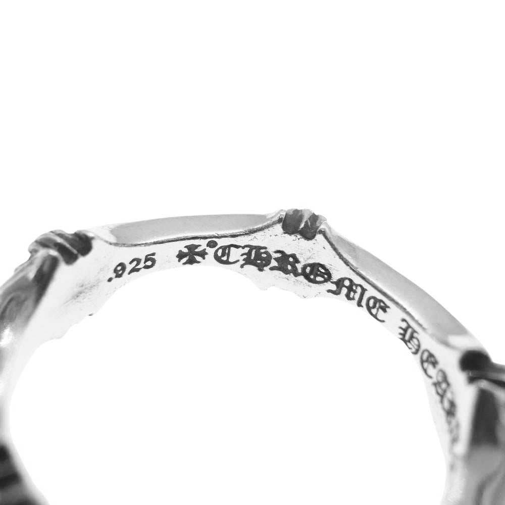CHROME HEARTS クロムハーツ（原本無） PLUS&BONE RING CHプラス＆ボーン リング シルバー系 15号【中古】