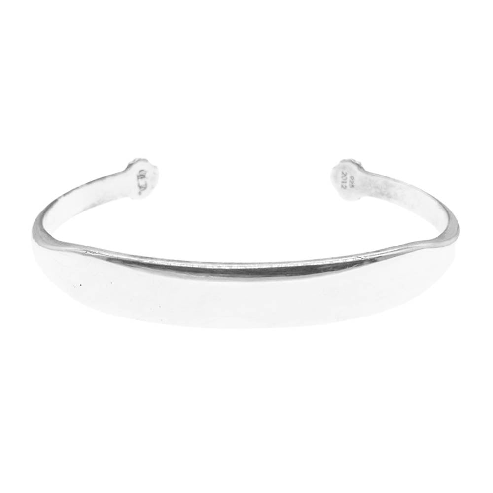 CHROME HEARTS クロムハーツ（原本無） FLAT BANGLE フラット CHプラス バングル プレーン ブレスレット シルバー系【中古】