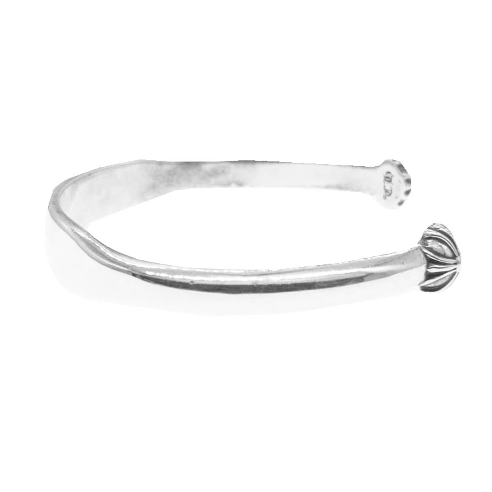 CHROME HEARTS クロムハーツ（原本無） FLAT BANGLE フラット CHプラス バングル プレーン ブレスレット シルバー系【中古】