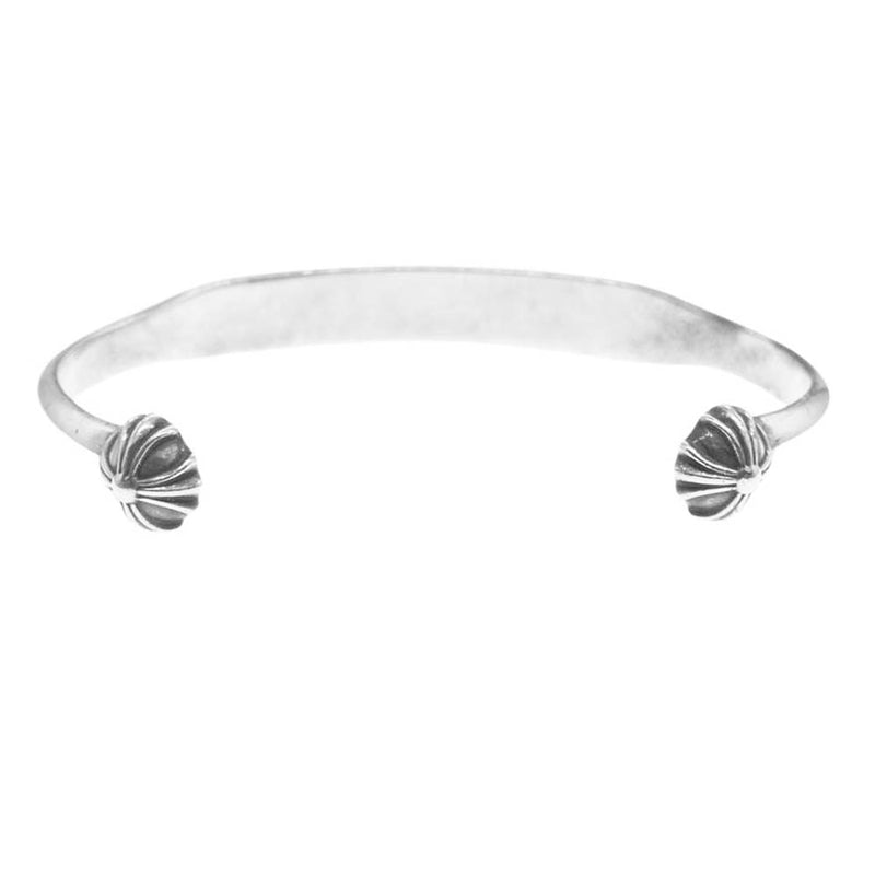 CHROME HEARTS クロムハーツ（原本無） FLAT BANGLE フラット CHプラス バングル プレーン ブレスレット シルバー系【中古】