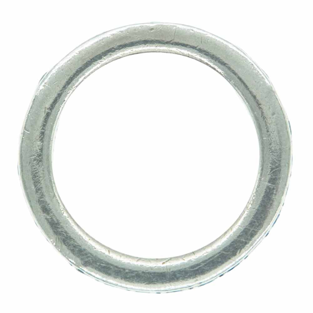 CHROME HEARTS クロムハーツ（原本無） NTFL リング パヴェブラックダイヤ アフターダイヤ シルバー系 9号【中古】