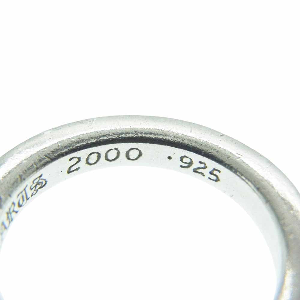 CHROME HEARTS クロムハーツ（原本無） NTFL リング パヴェブラックダイヤ アフターダイヤ シルバー系 9号【中古】