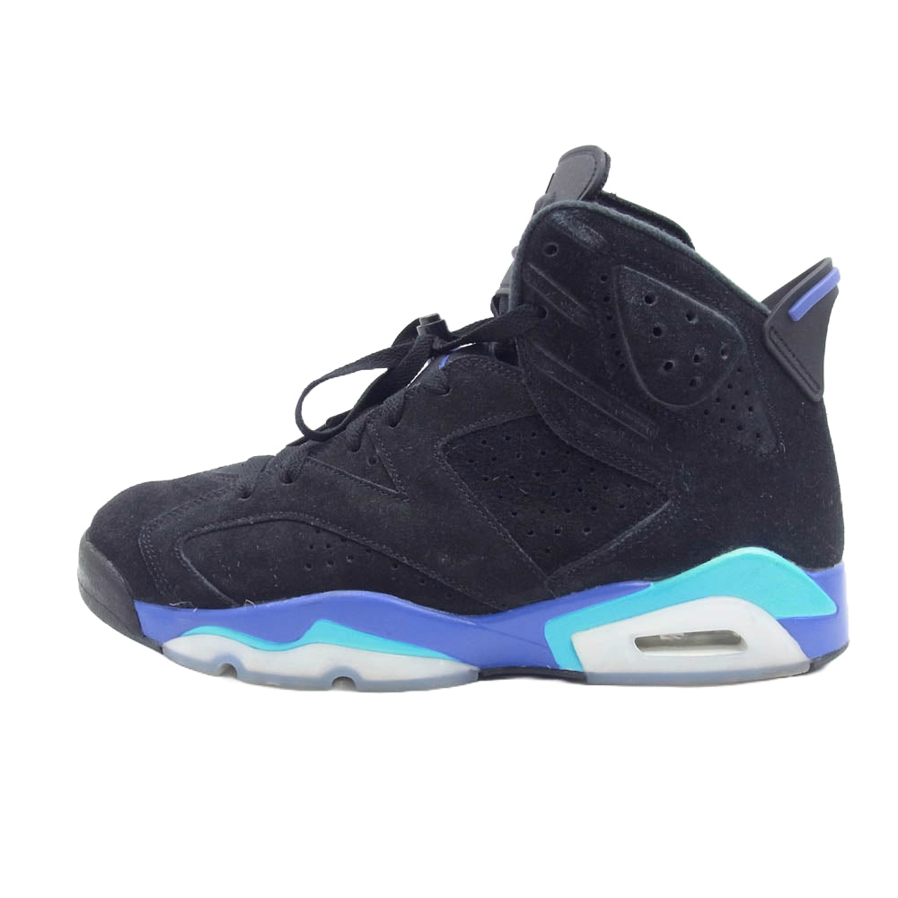 NIKE ナイキ CT8529-004 Air Jordan 6 Retro Aqua エアジョーダン 6 レトロ アクア ハイカットスニーカー ブラック系 28.0cm【中古】