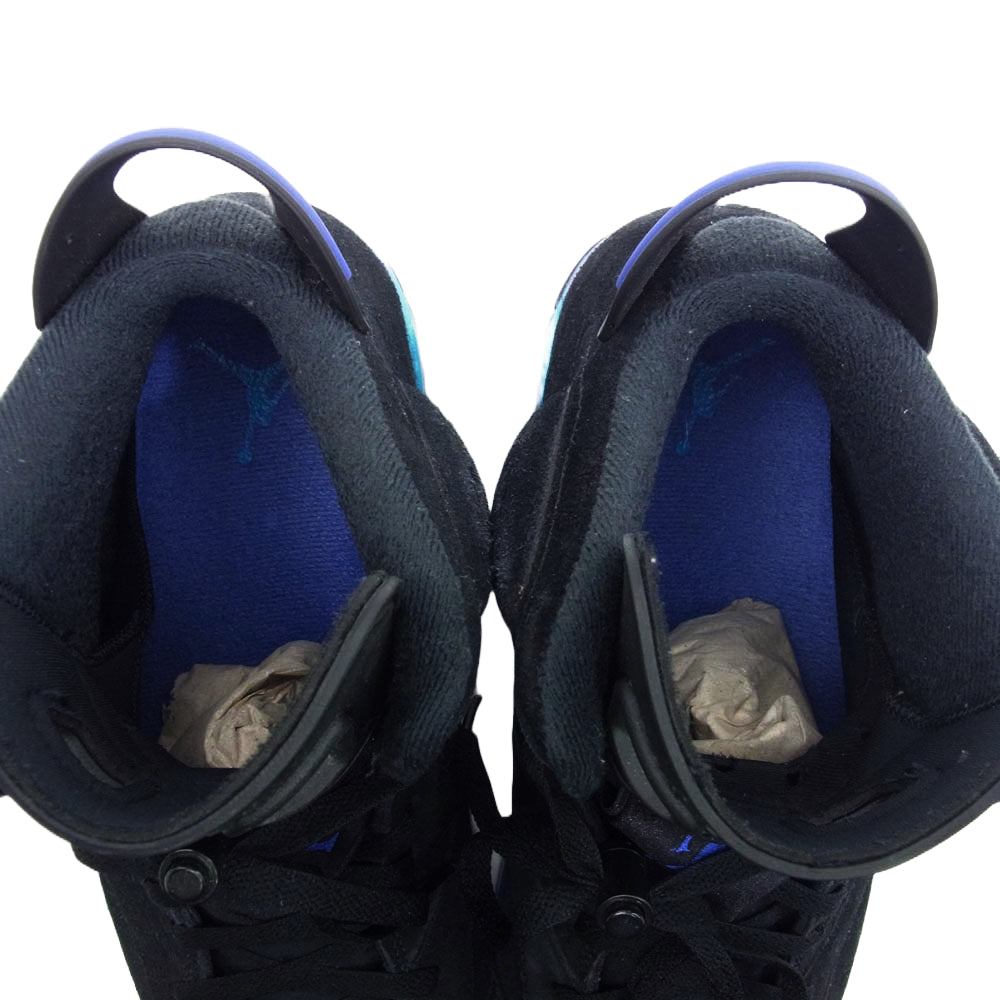 NIKE ナイキ CT8529-004 Air Jordan 6 Retro Aqua エアジョーダン 6 レトロ アクア ハイカットスニーカー ブラック系 28.0cm【中古】