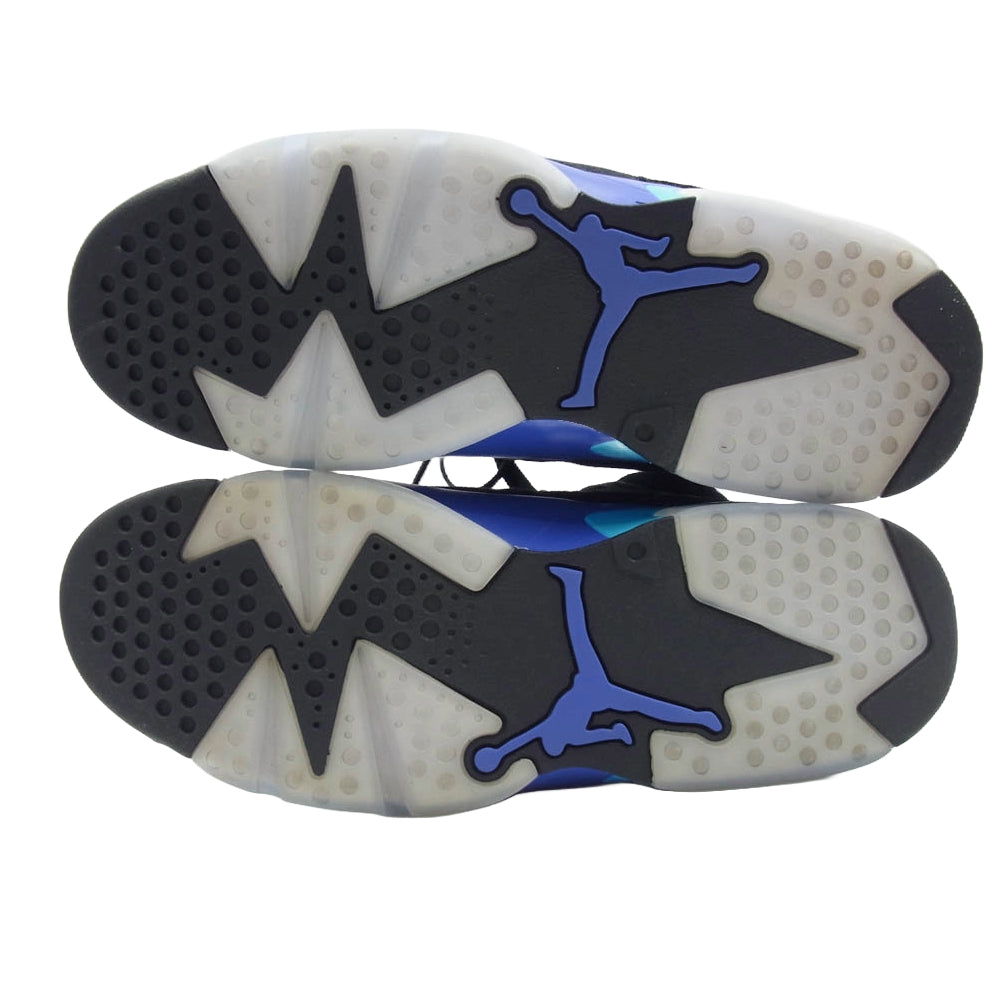 NIKE ナイキ CT8529-004 Air Jordan 6 Retro Aqua エアジョーダン 6 レトロ アクア ハイカットスニーカー ブラック系 28.0cm【中古】