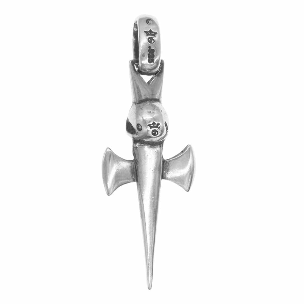 ガボラトリー GABORATORY ガボラトリー マリア ギャランティ付属 シングルスカル ダガ― ラウンドトップ ペンダント【中古】