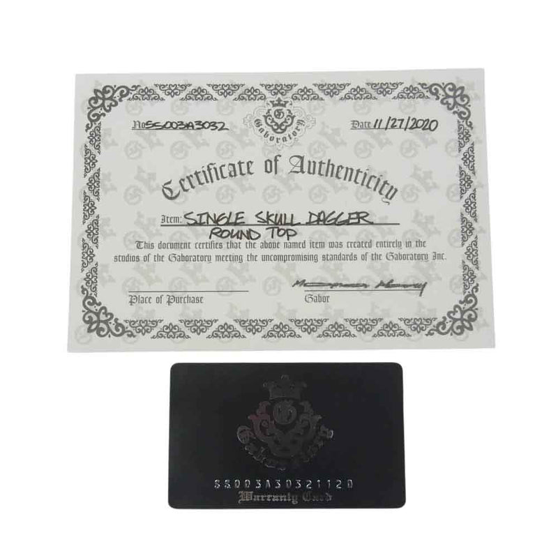 ガボラトリー GABORATORY ガボラトリー マリア ギャランティ付属  