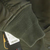 ISAMUKATAYAMA BACKLASH イサムカタヤマバックラッシュ TA0465-9076 × ALPHA INDUSTRIES アルファ インダストリーズ レザーフード フライトジャケット MA-1 カーキ系 S【中古】