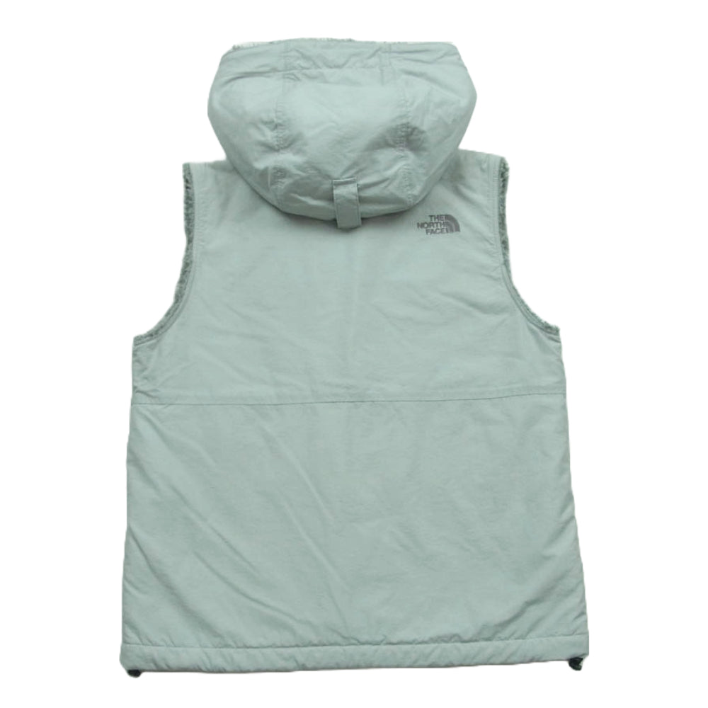 THE NORTH FACE ノースフェイス NPW71511 ボア フーディ ノマド ベスト ミャンマー製 ライトグレー系 M【中古】