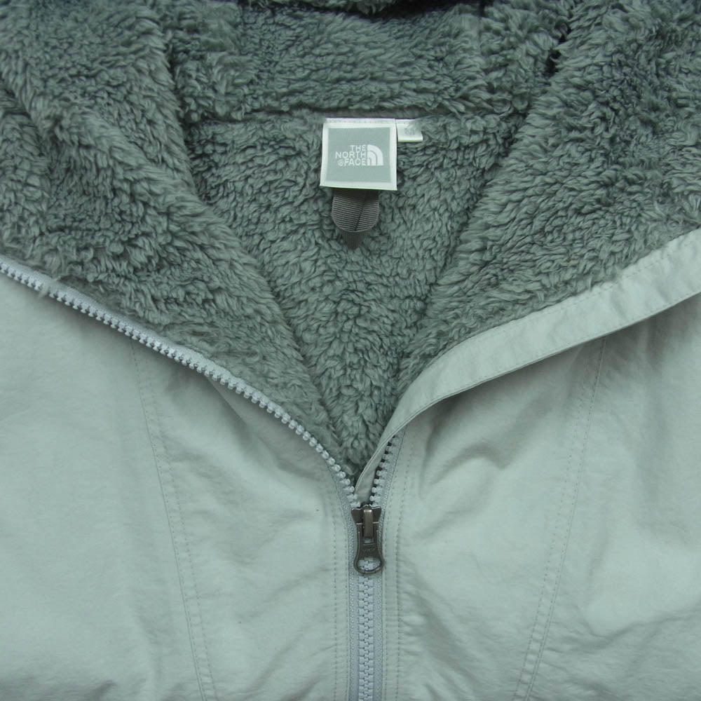 THE NORTH FACE ノースフェイス NPW71511 ボア フーディ ノマド ベスト ミャンマー製 ライトグレー系 M【中古】