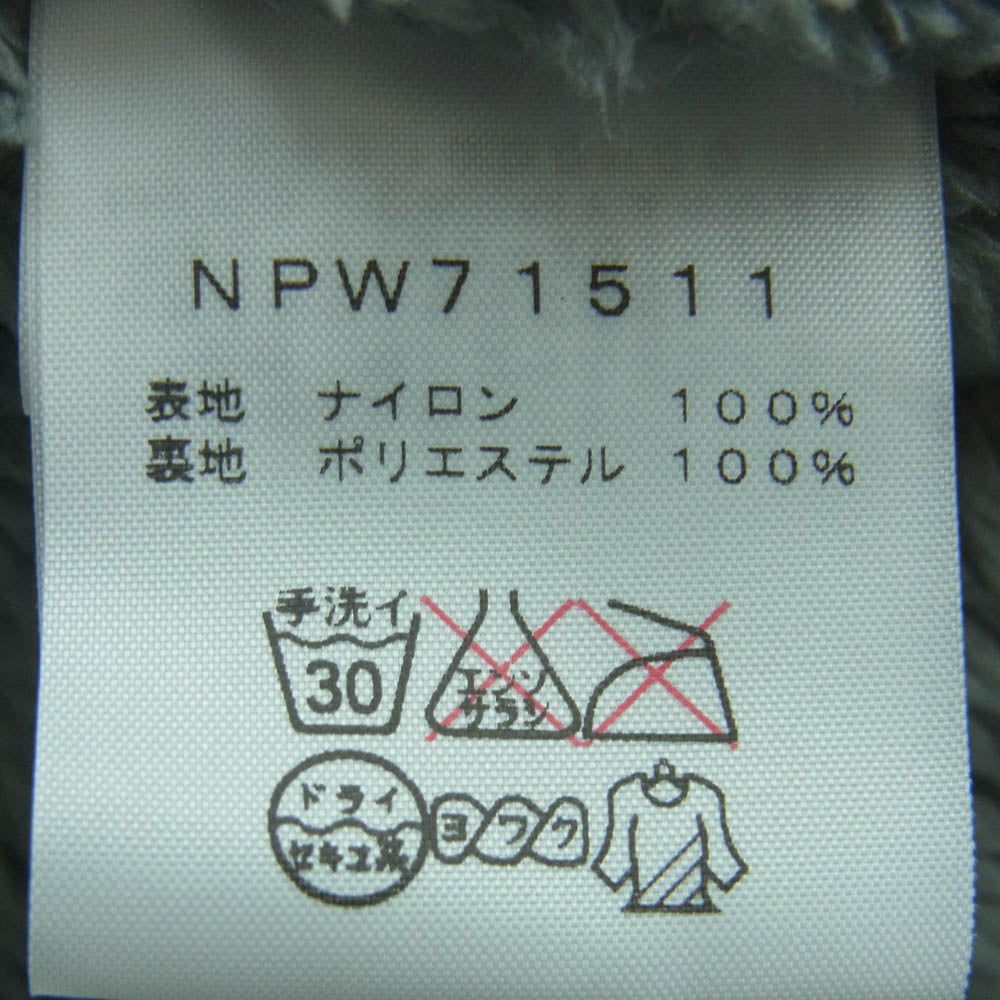 THE NORTH FACE ノースフェイス NPW71511 ボア フーディ ノマド ベスト ミャンマー製 ライトグレー系 M【中古】