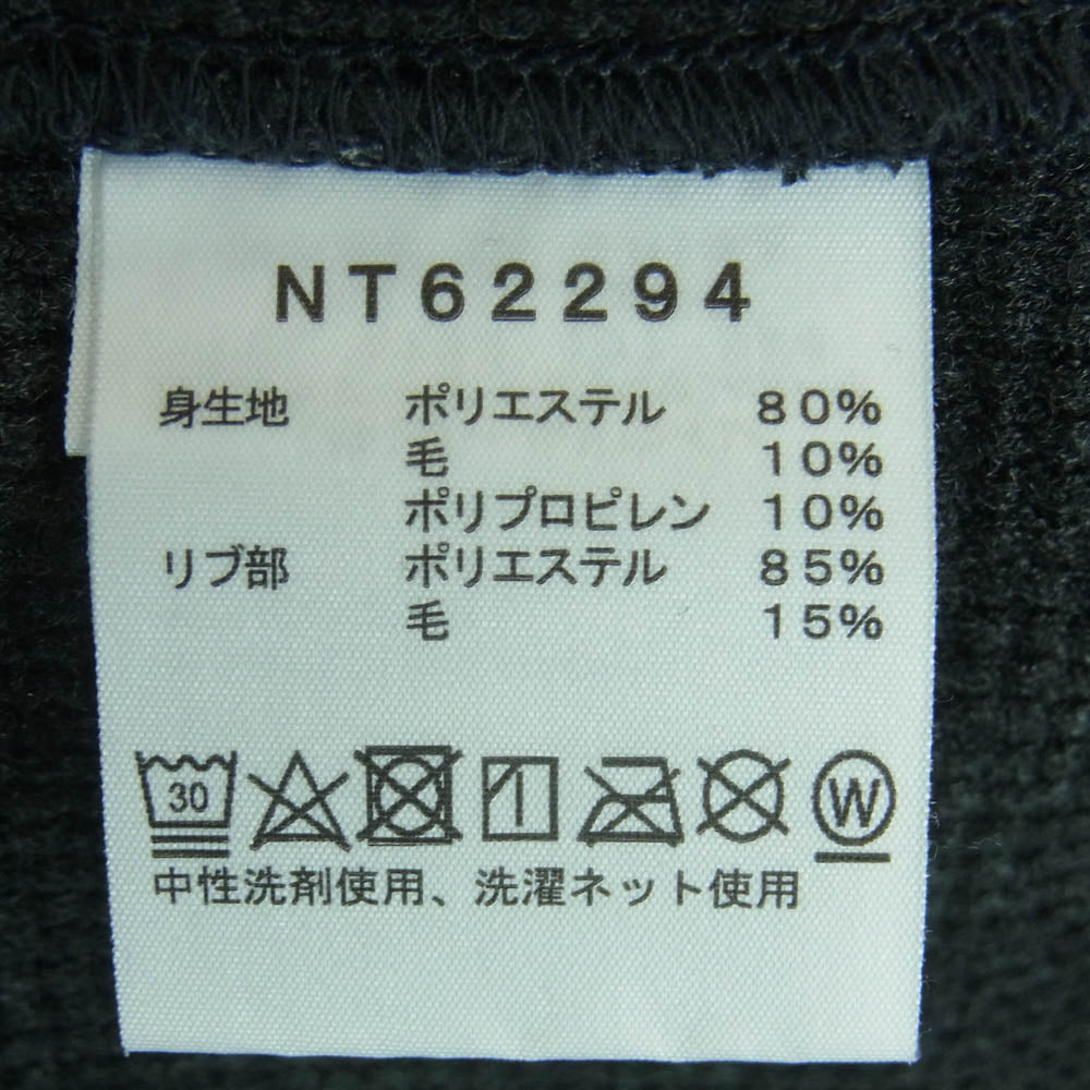 THE NORTH FACE ノースフェイス NT62294 L/S Free Run Henley CREW フリーラン ヘンリー クルーネック 長袖 Tシャツ カットソー ダークグレー系 L【中古】