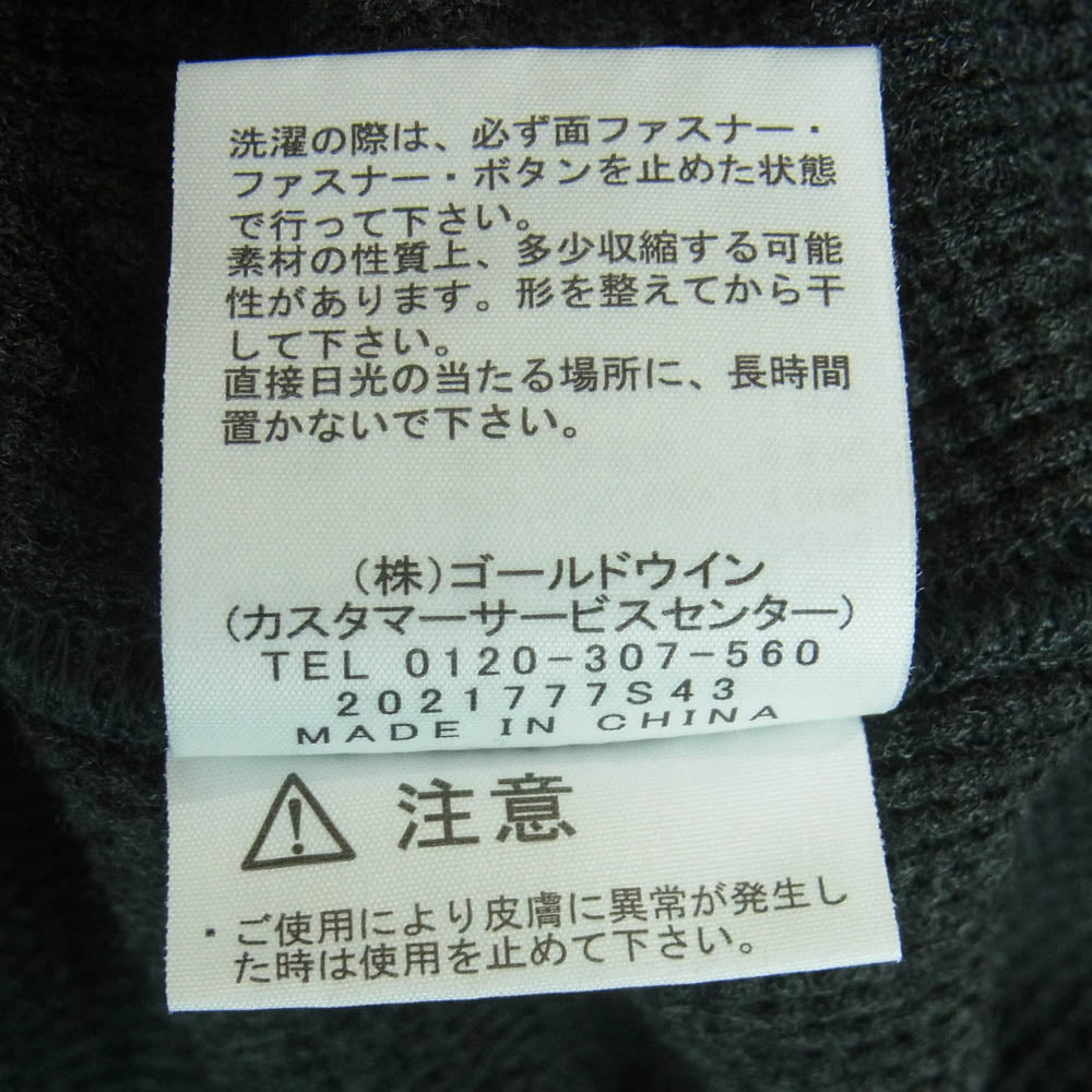 THE NORTH FACE ノースフェイス NT62294 L/S Free Run Henley CREW フリーラン ヘンリー クルーネック 長袖 Tシャツ カットソー ダークグレー系 L【中古】