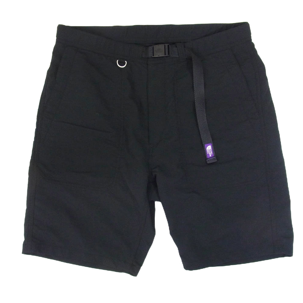 THE NORTH FACE ノースフェイス NT4410N PURPLE LABEL パープルレーベル ナイロン ショート パンツ ブラック系 32【中古】
