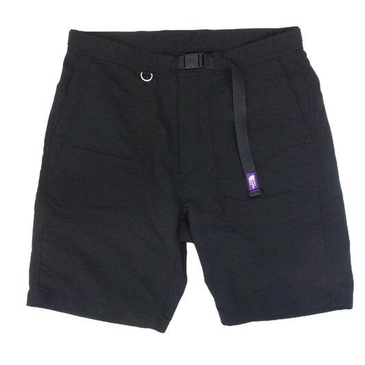 THE NORTH FACE ノースフェイス NT4410N PURPLE LABEL パープルレーベル ナイロン ショート パンツ ブラック系 32【中古】