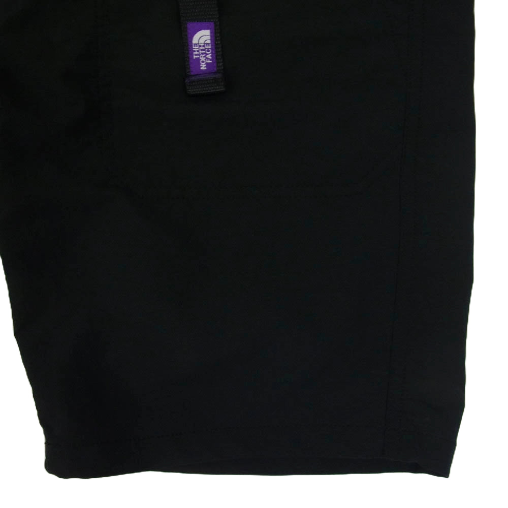THE NORTH FACE ノースフェイス NT4410N PURPLE LABEL パープルレーベル ナイロン ショート パンツ ブラック系 32【中古】