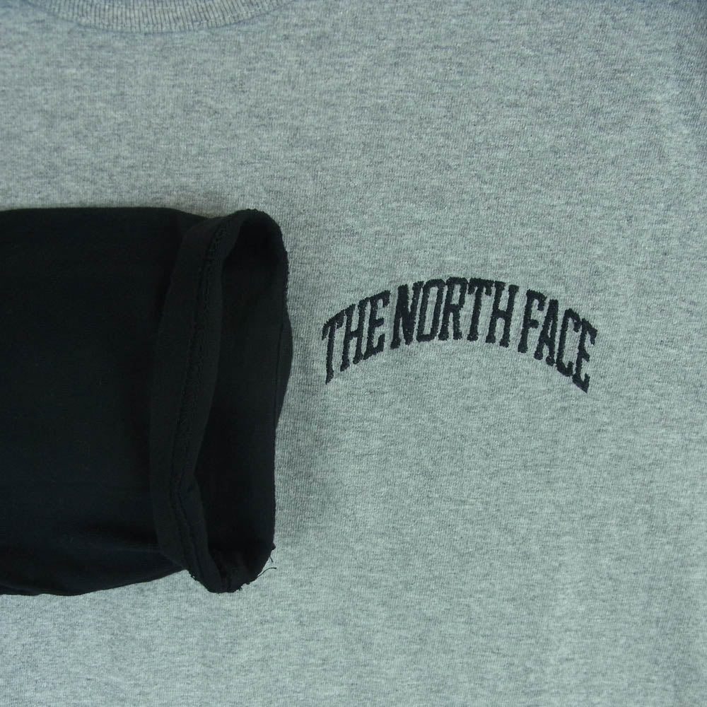 THE NORTH FACE ノースフェイス N24FH009 PURPLE LABEL パープルレーベル 7oz Field Baseball Tee N24FH009 7オンス フィールド ベースボール Tシャツ カットソー グレー系 ブラック系 M【中古】