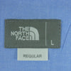 THE NORTH FACE ノースフェイス NR11955 L/S Him Ridge Shirt ロングスリーブ ヒムリッジ 長袖 シャツ ライトブルー系 L【中古】