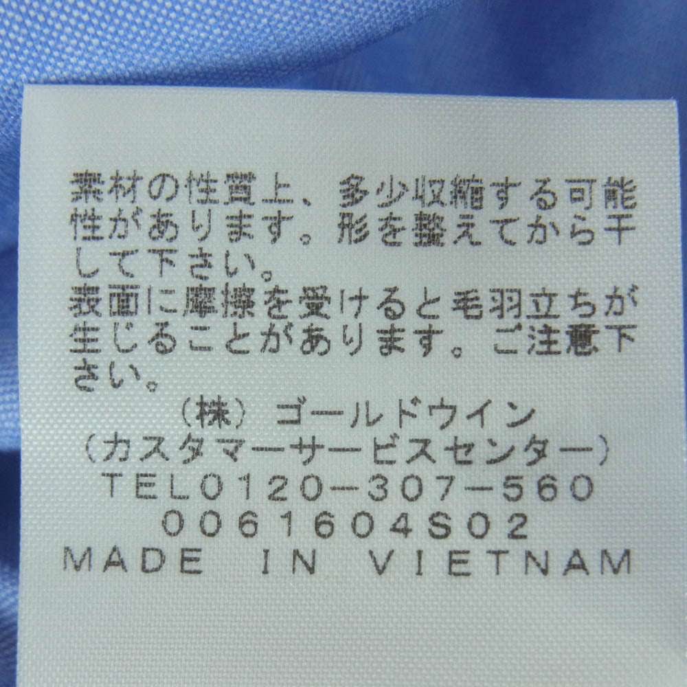 THE NORTH FACE ノースフェイス NR11955 L/S Him Ridge Shirt ロングスリーブ ヒムリッジ 長袖 シャツ ライトブルー系 L【中古】