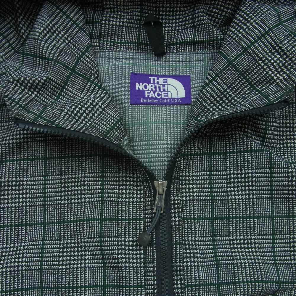 THE NORTH FACE ノースフェイス NP2550N PURPLE LABEL パープルレーベル チェック マウンテン パーカー グレー系 M【中古】