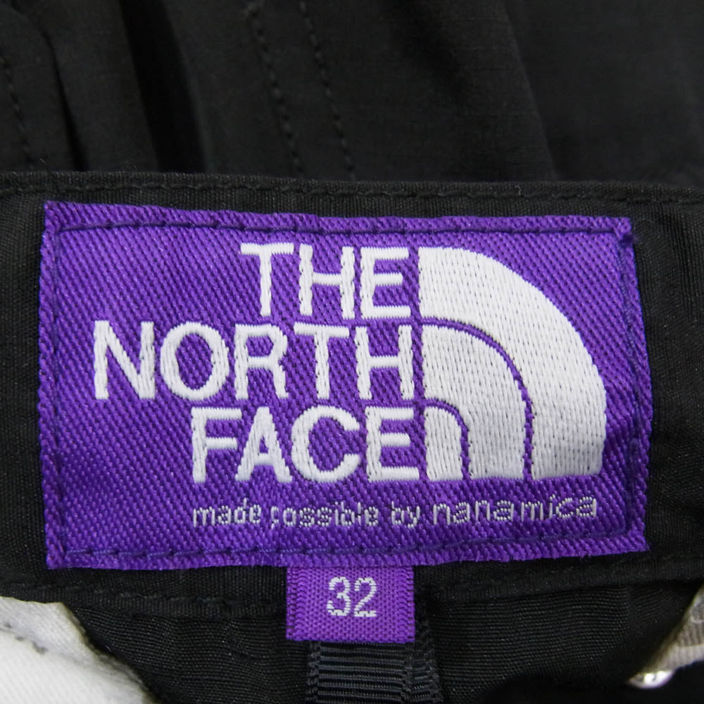 THE NORTH FACE ノースフェイス NP5307N PURPLE LABEL パープルレーベル Ripstop Trail Pants リップストップ パンツ ブラック系 32【中古】