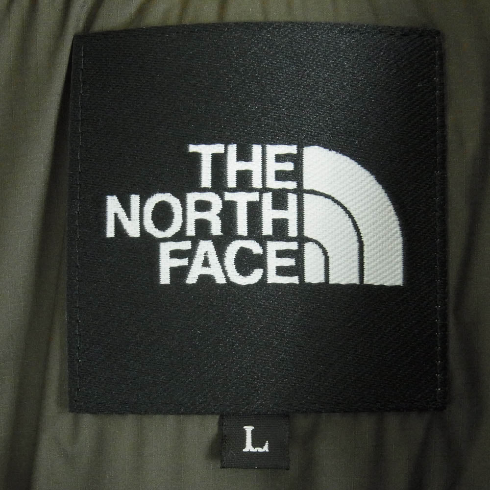 THE NORTH FACE ノースフェイス NY82334 Insulation Bomber Jacket インサレーション ボンバー 中綿 ジャケット グリーン系 オリーブグリーン系 L【中古】