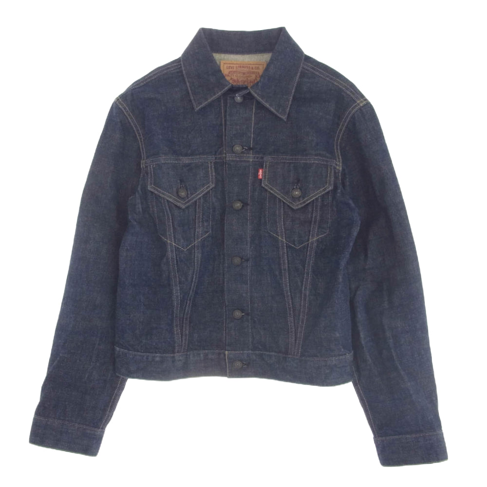 Levi's リーバイス 71557-02 日本製 557 3rd サード 90s 復刻 トラッカー デニム ジャケット インディゴブルー系 38【中古】