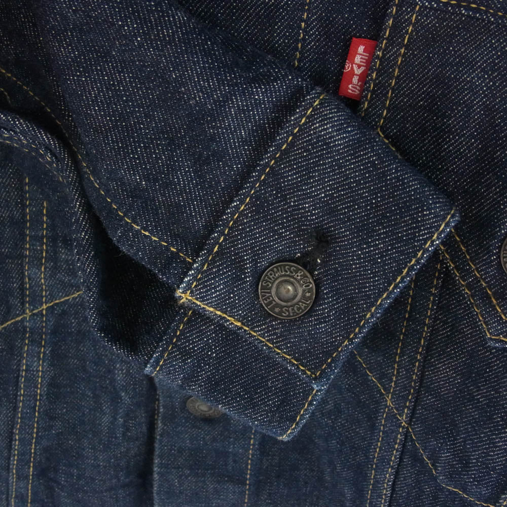Levi's リーバイス 71557-02 日本製 557 3rd サード 90s 復刻 トラッカー デニム ジャケット インディゴブルー系 38【中古】