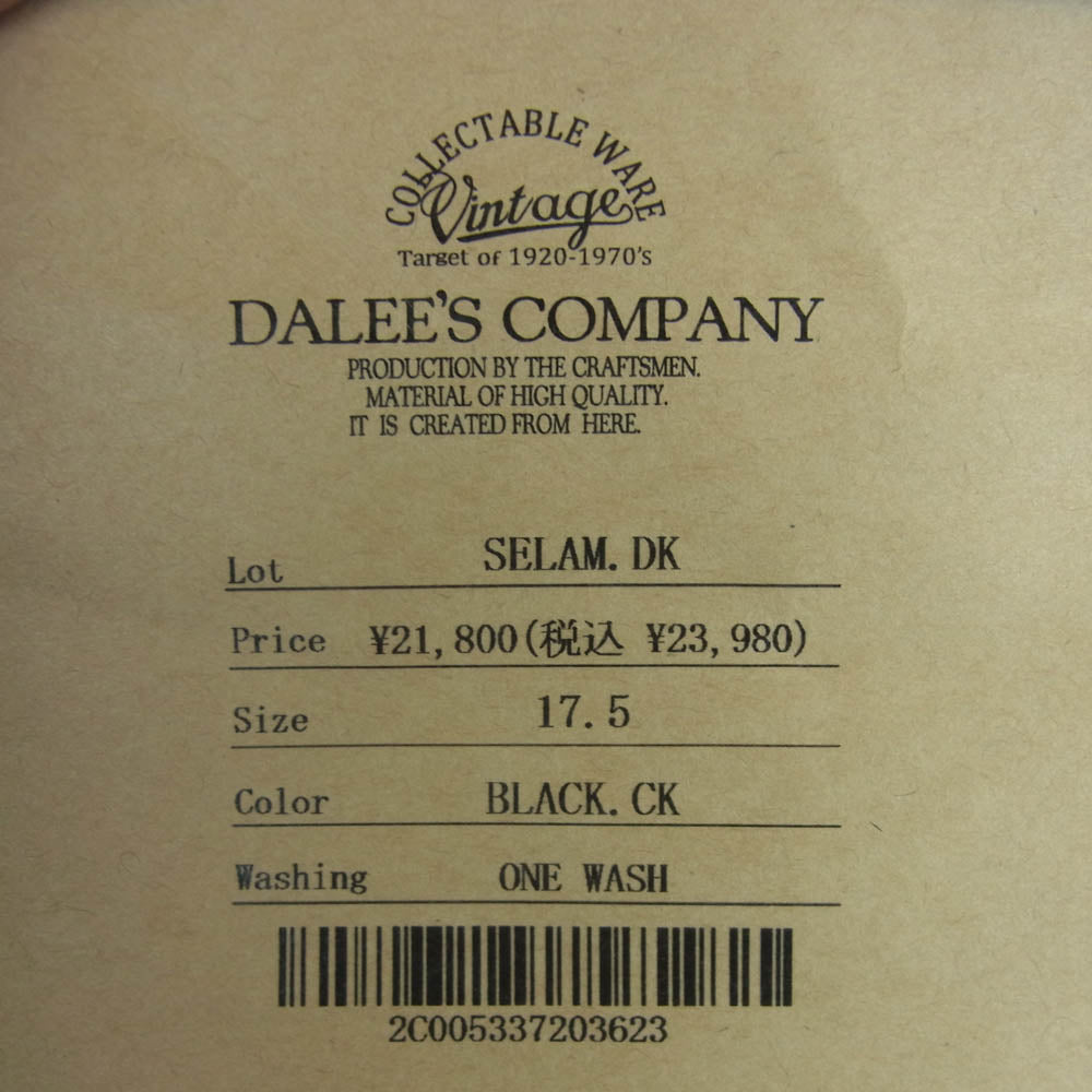 ダリーズアンドコー SELAM.DK 30s Kover.N.shirt ヘビー ウェイト 長袖 ネル シャツ ブラック系 グレー系 パープル系 XL 17.5【新古品】【未使用】【中古】