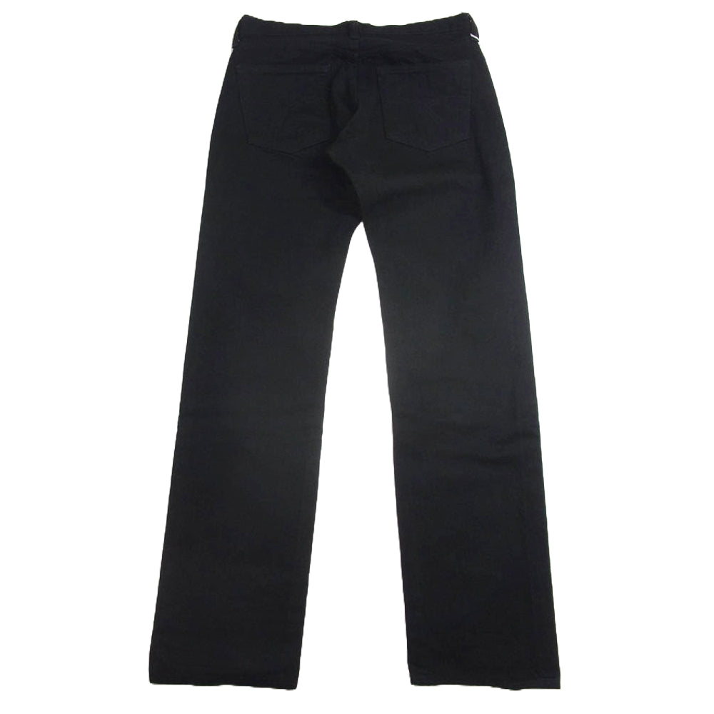 THE FLAT HEAD ザフラットヘッド FN-PA-DB002 BLACK PANTS テーパード ストレート ブラックデニム パンツ ブラック系 L【極上美品】【中古】