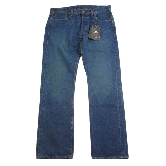 Levi's リーバイス 00501-2455 USA製 501 ストレート デニム パンツ インディゴブルー系 W34L32【極上美品】【中古】
