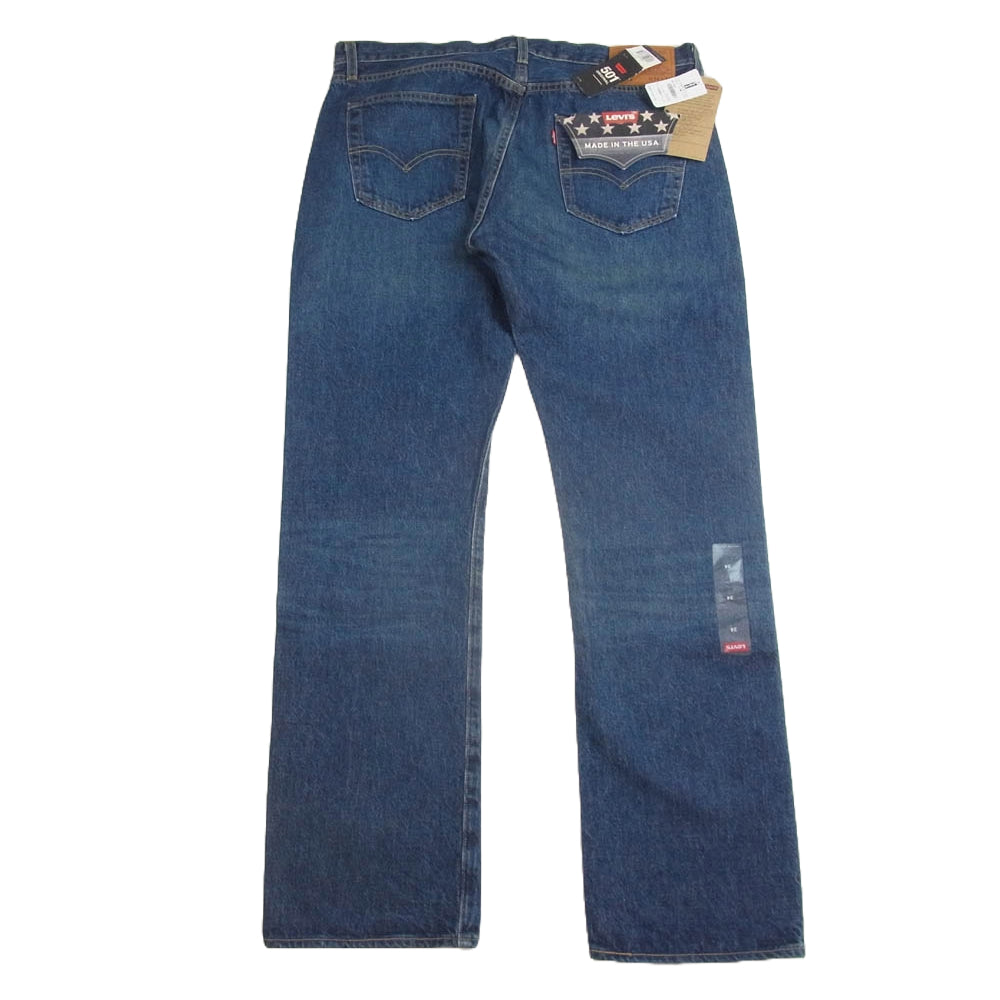 Levi's リーバイス 00501-2455 USA製 501 ストレート デニム パンツ インディゴブルー系 W34L32【極上美品】【中古】