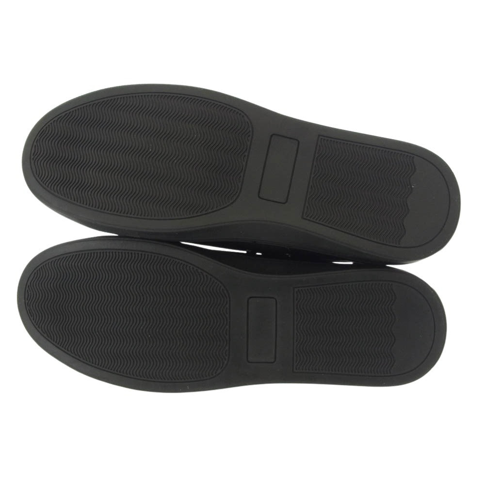 THE FLAT HEAD ザフラットヘッド FN-FS-001 レザースニーカー ブラック ブラック系 28cm【極上美品】【中古】