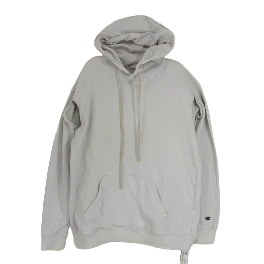 Rick Owens リックオウエンス CW21S0006-114484 × Champion チャンピオン Jumbo Hooded Sweatshirt ジャンボ フーディ パーカー グレー系 ONE SIZE【中古】
