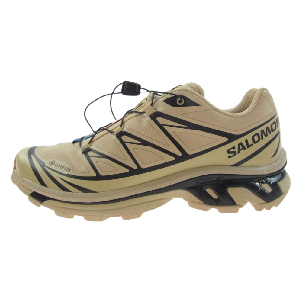 salomon サロモン 474455 XT-6 GTX Safari ゴアテックスローカット スニーカー ベージュ系 27cm【新古品】【未使用】【中古】