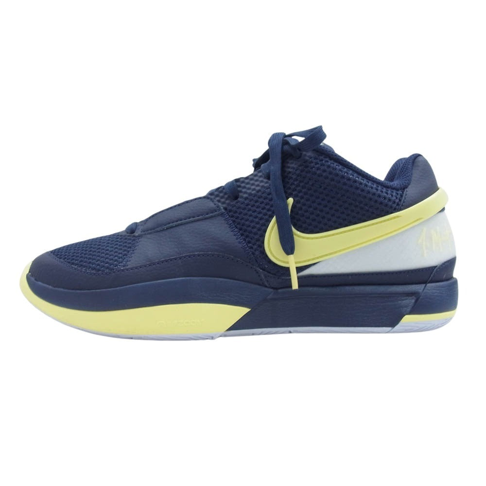 NIKE ナイキ DR8786-402 JA 1 EP ジャ・モラント メッシュ ローカット スニーカー ネイビー系 26.5cm【中古】