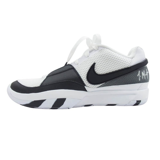 NIKE ナイキ DR8786-101 JA 1 EP ジャ・モラント メッシュ ローカット スニーカー ブラック系 ホワイト系 26.5cm【極上美品】【中古】