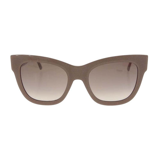 JIMMY CHOO ジミーチュウ JAN/S KONHA サングラス アイウェア 眼鏡 ベージュ系 52□20【新古品】【未使用】【中古】
