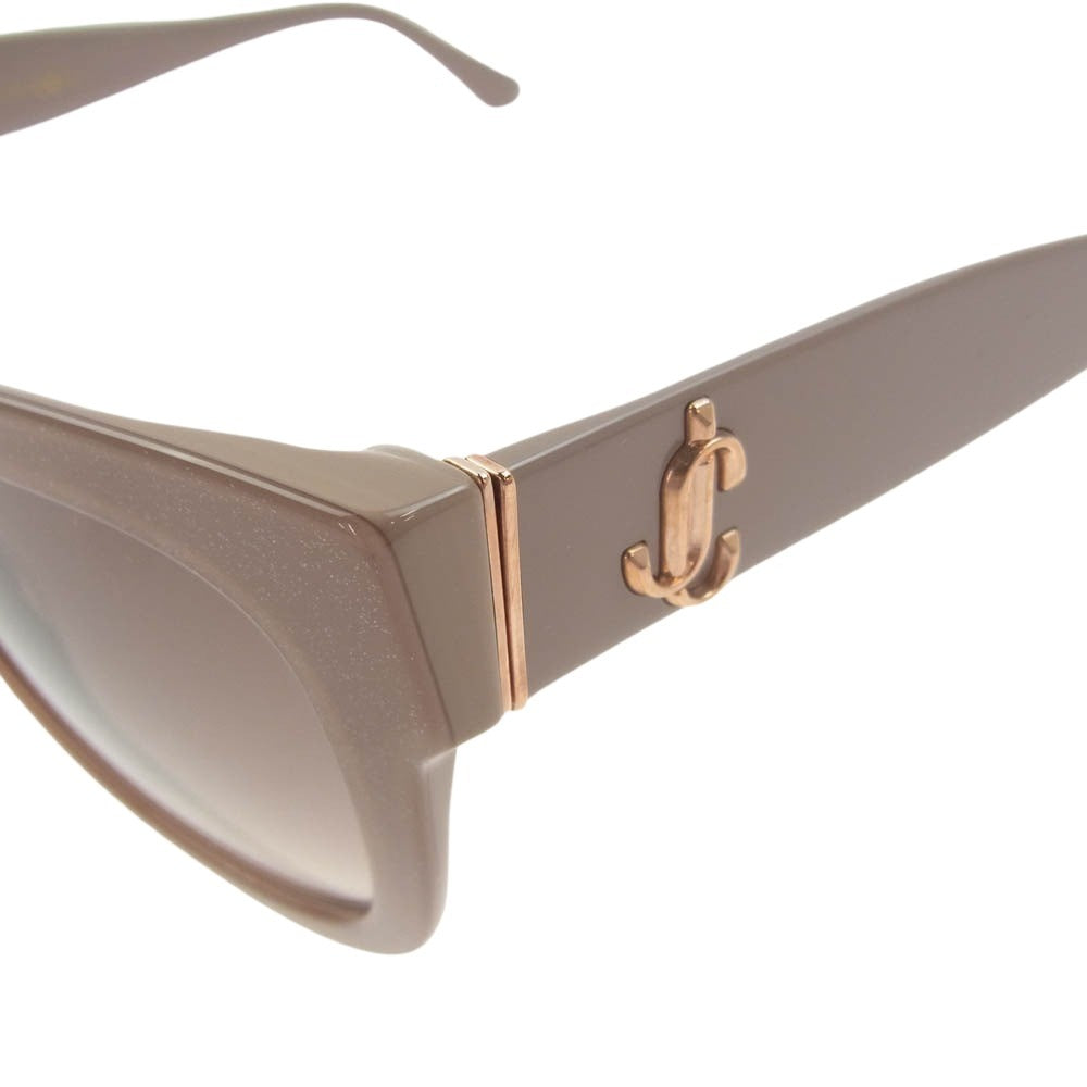 JIMMY CHOO ジミーチュウ JAN/S KONHA サングラス アイウェア 眼鏡 ベージュ系 52□20【新古品】【未使用】【中古】