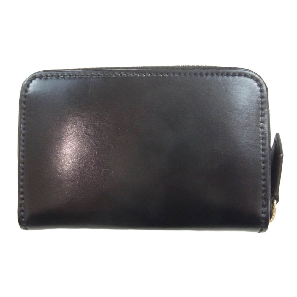 COCOMEISTER ココマイスター SHELLCORDOVAN SALTRAM シェルコードバン サルトラム ラウンドジップ 小銭入れ 財布 ブラック系【中古】