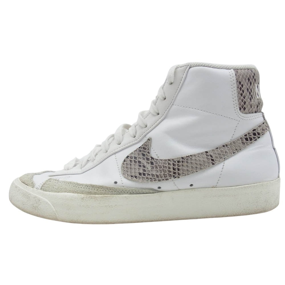 NIKE ナイキ ci1176-101 BLAZER MID 77 VNTG WE REPTILE SILVER SNAKE ブレーザー ミッド ヴィンテージ ウィー レプタイル ホワイト系 ベージュ系【中古】