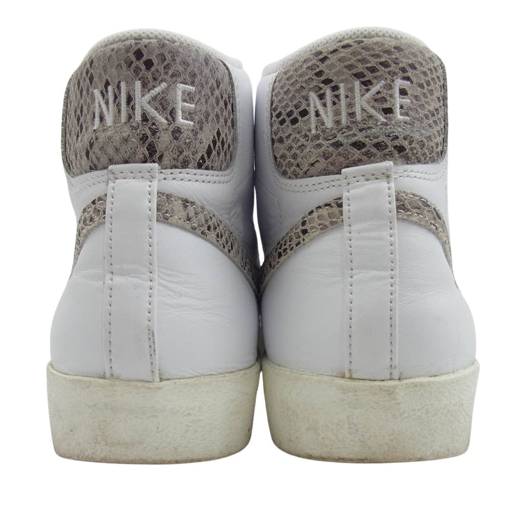 NIKE ナイキ ci1176-101 BLAZER MID 77 VNTG WE REPTILE SILVER SNAKE ブレーザー ミッド ヴィンテージ ウィー レプタイル ホワイト系 ベージュ系【中古】