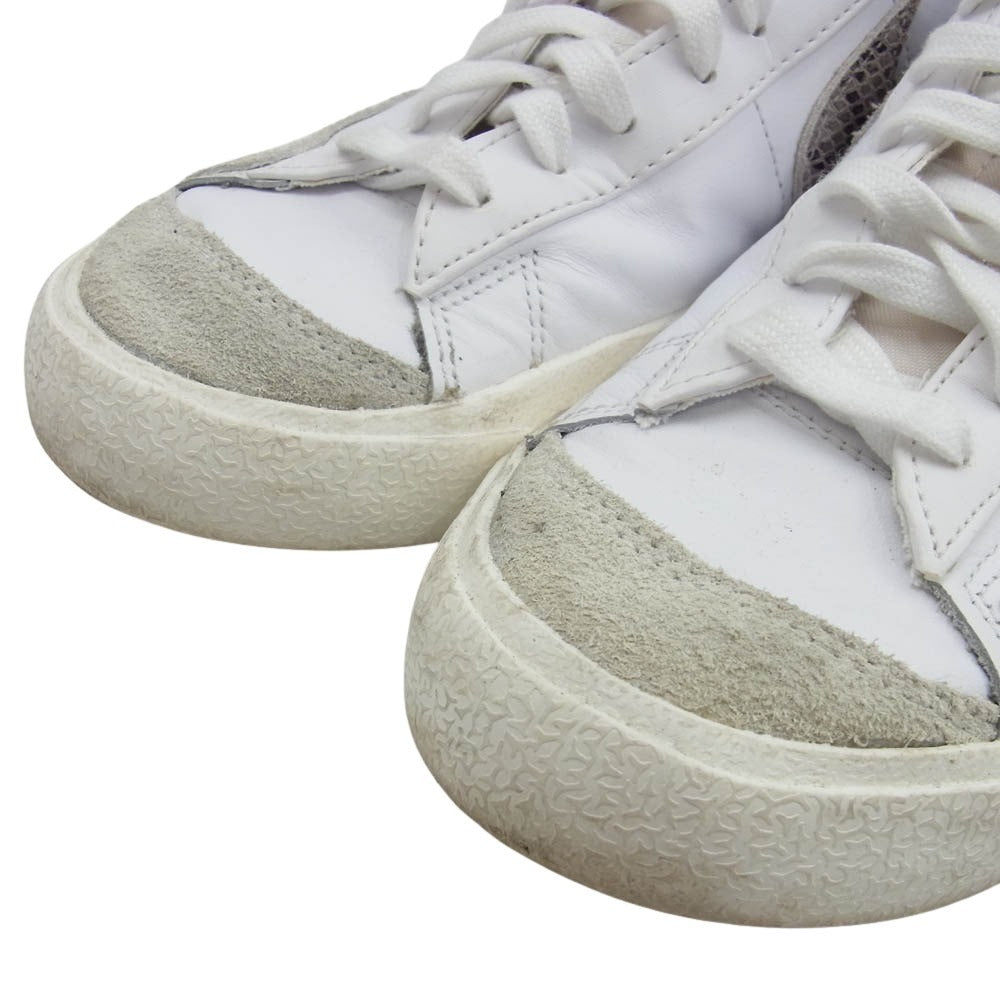 NIKE ナイキ ci1176-101 BLAZER MID 77 VNTG WE REPTILE SILVER SNAKE ブレーザー ミッド ヴィンテージ ウィー レプタイル ホワイト系 ベージュ系【中古】