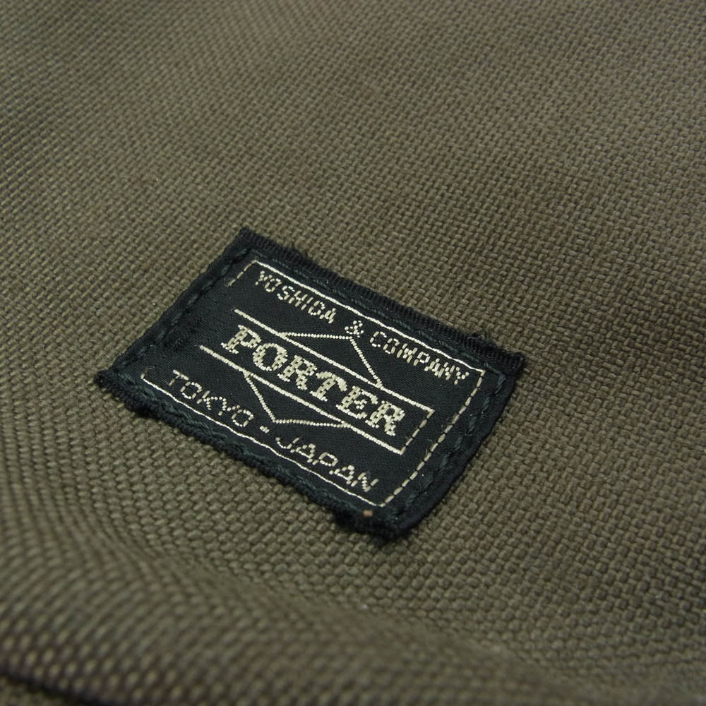 PORTER ポーター TENSION テンション 2WAY ブリーフケース ビジネス バッグ リュック カーキ系【中古】