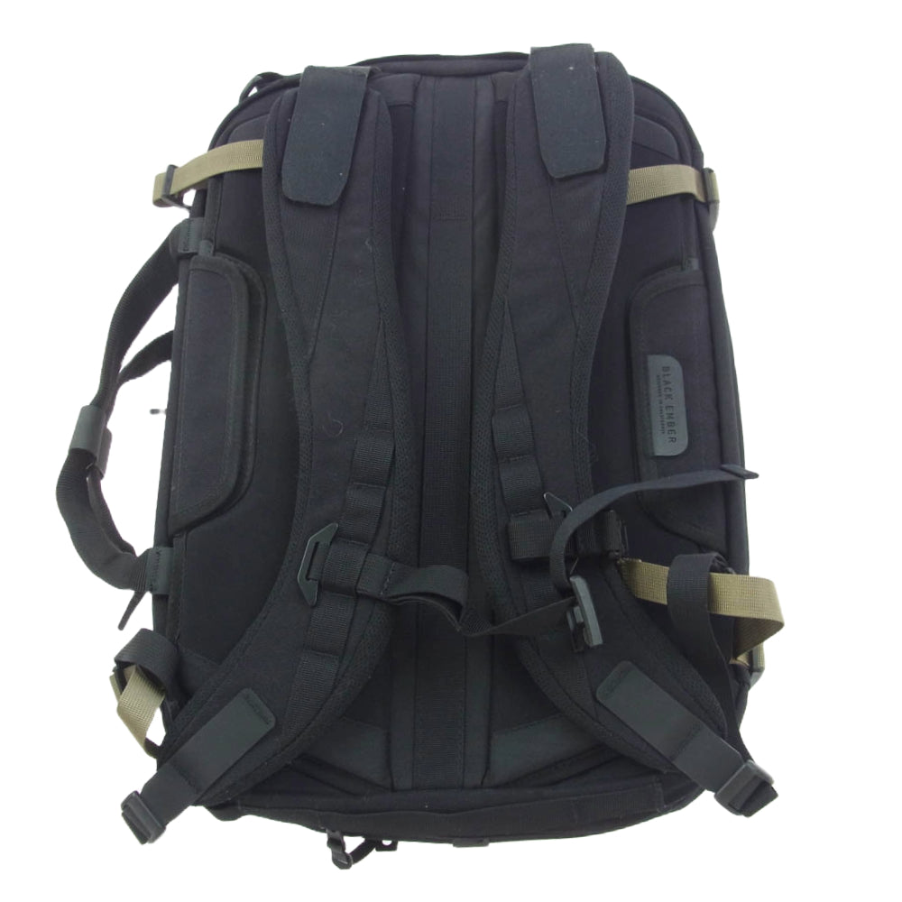 ブラックエンバー FORGE フォージ 2WAY ブリーフケース ビジネス バッグ リュック ブラック系【中古】
