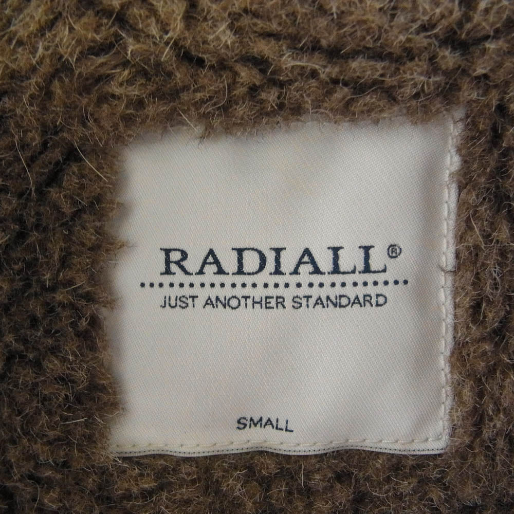 RADIALL ラディアル 16AW JK006 SCOOTERS COAT デッキ コート 裏地ボア カーキ系 S【中古】