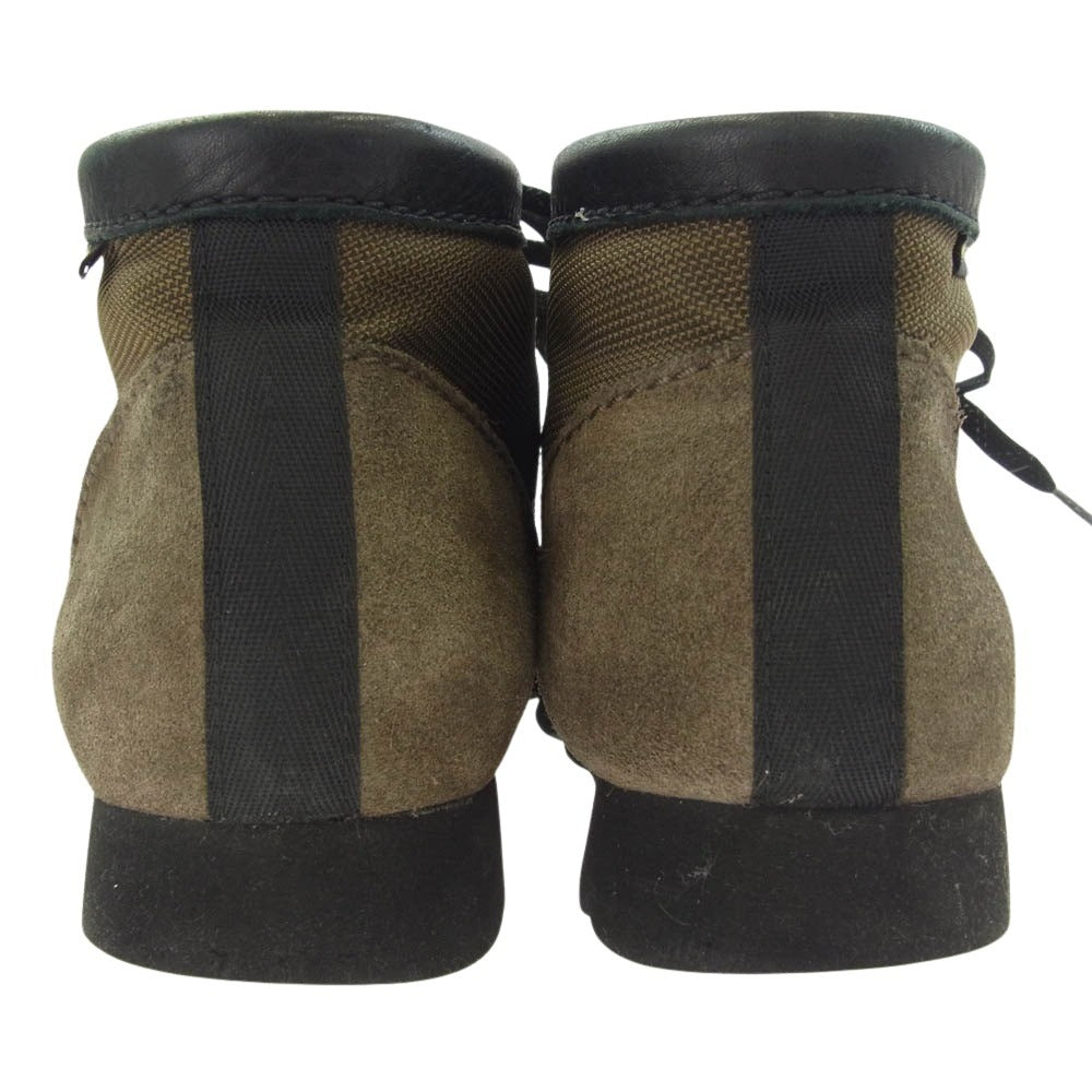 Clarks クラークス 26154788 WallabeeBT GTX ワラビー ゴアテックス スエード 切替 シューズ カーキ系 25.5cm【中古】