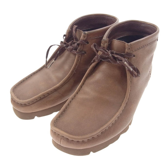 Clarks クラークス 26162518 WallabeeBT GTX ワラビー ゴアテックス ブーツ ブラウン系 26.0cm【中古】